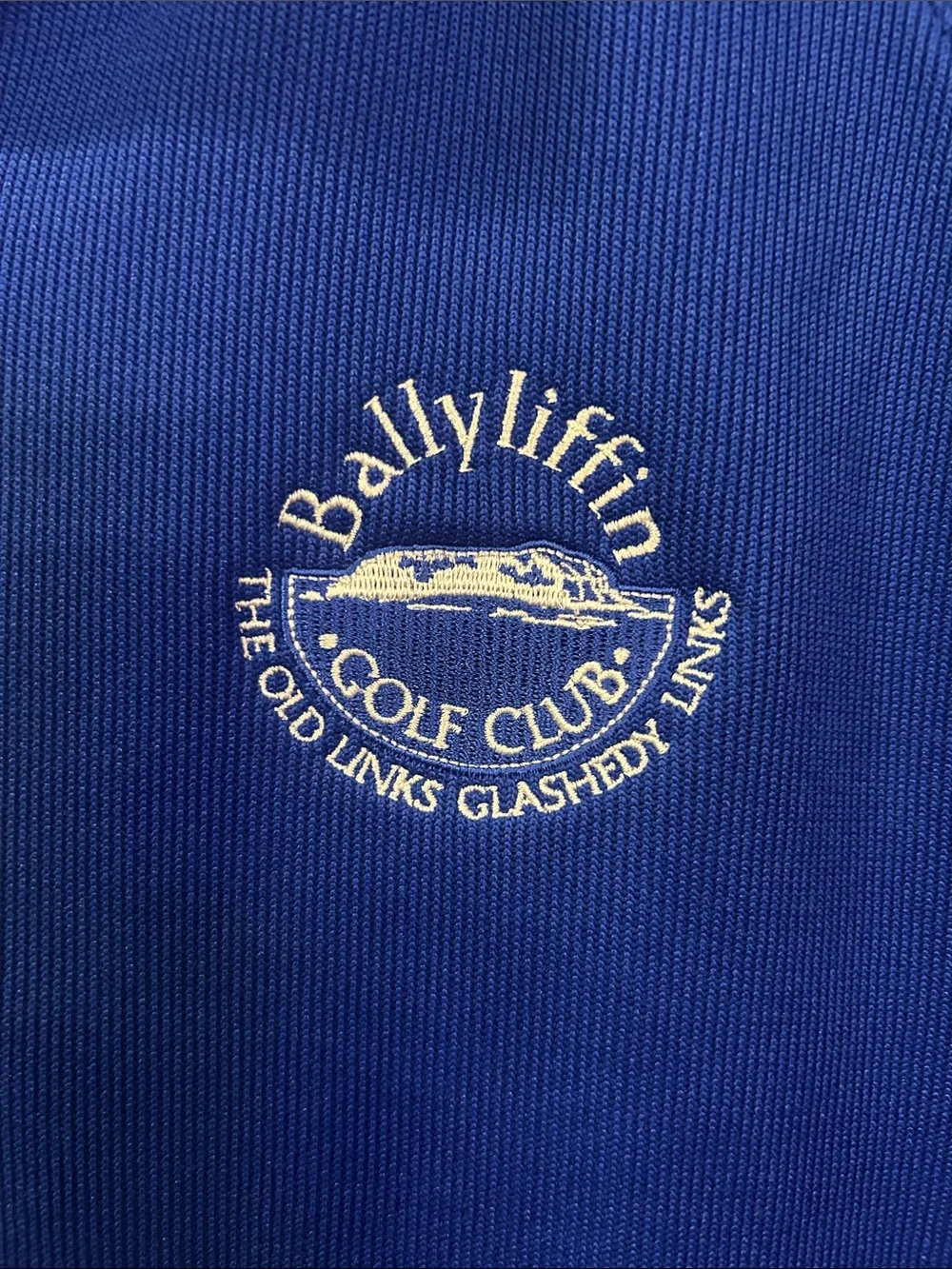 FootJoy Royal Blue Half-Zip Pullover with Lime and White Trim
